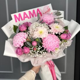 стильный букет дл мамы