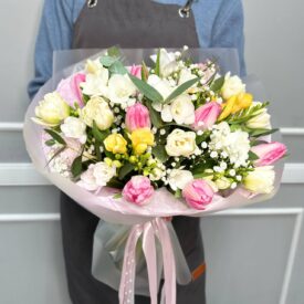 весенний букет на 8 марта